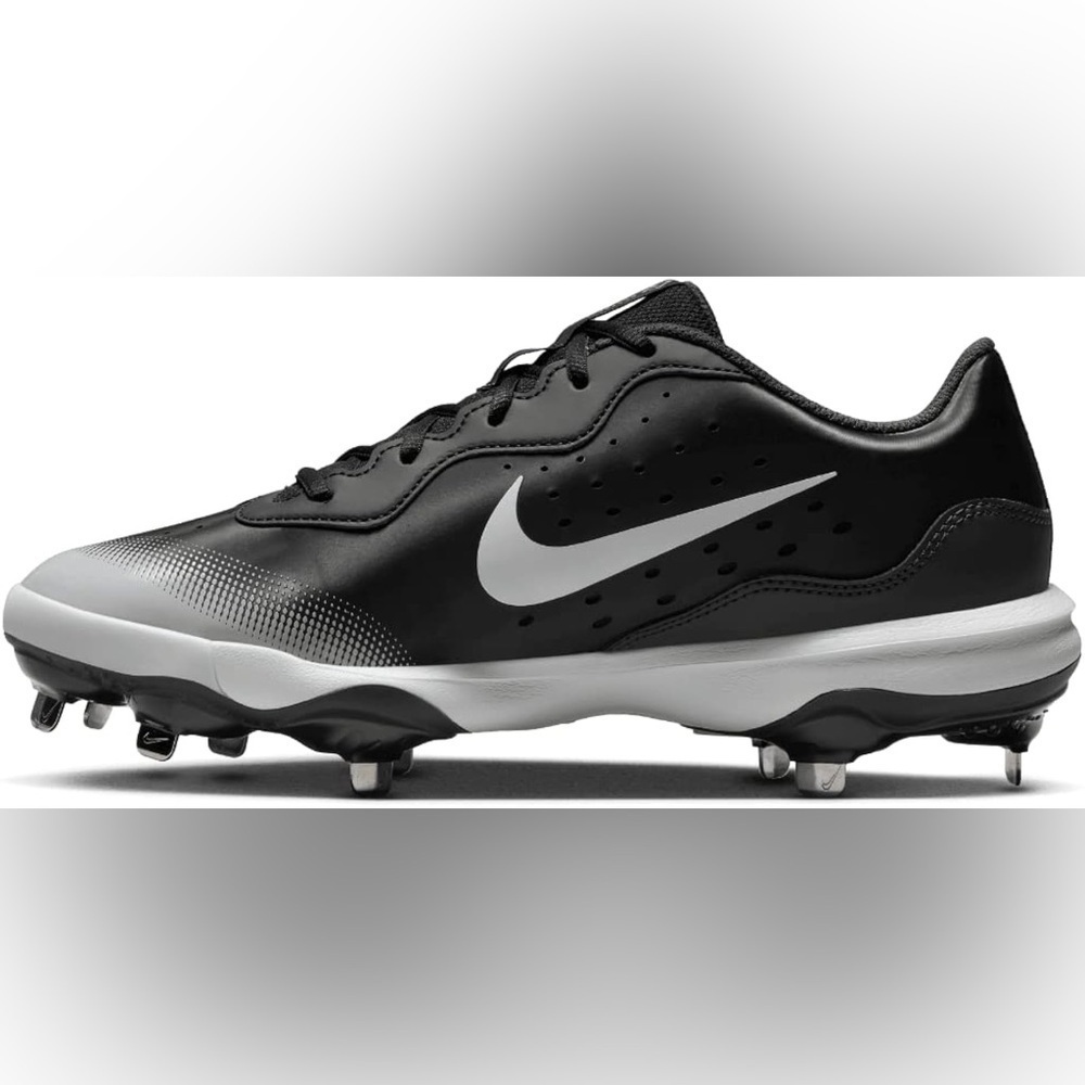 Nike Alpha Huarache 4 Varsity Low Men's Size 11.5 Black Baseball Cleats